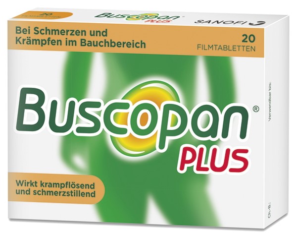 Packshot Buscopan Plus