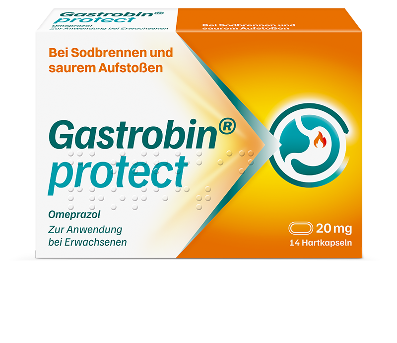 Eine Packung Gastrobin protect
