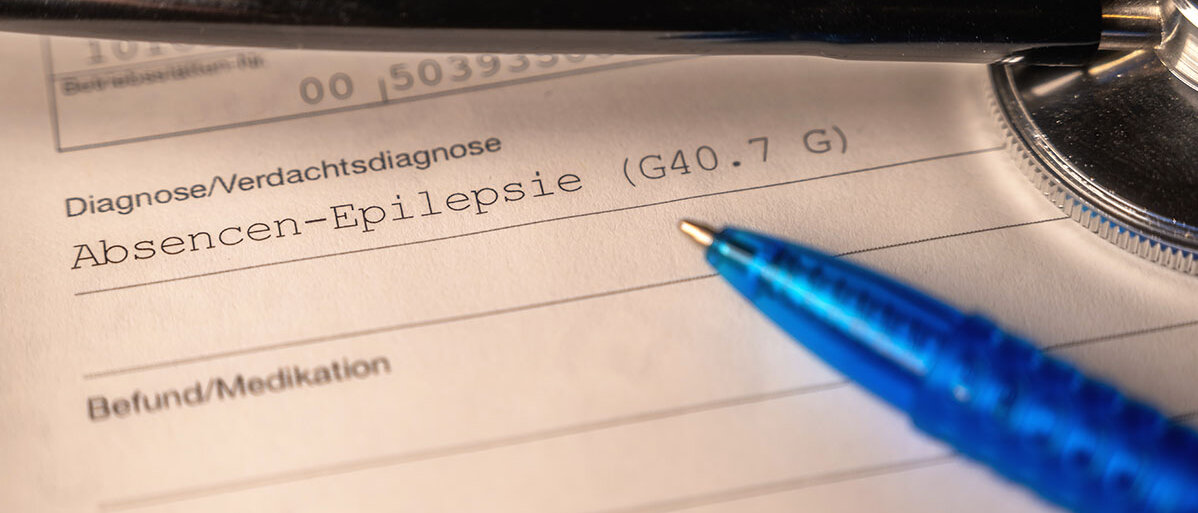 Absencen Überweisung mit der Diagnose Absencen-Epilepsie