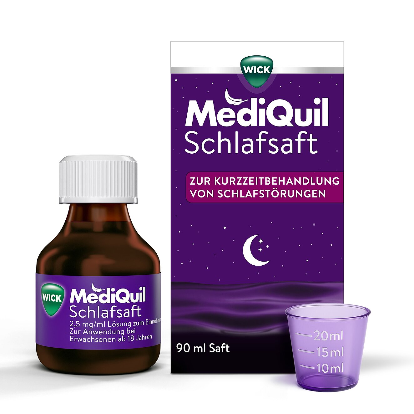 WICK MediQuil Schlafsaft 90ml Packshot 