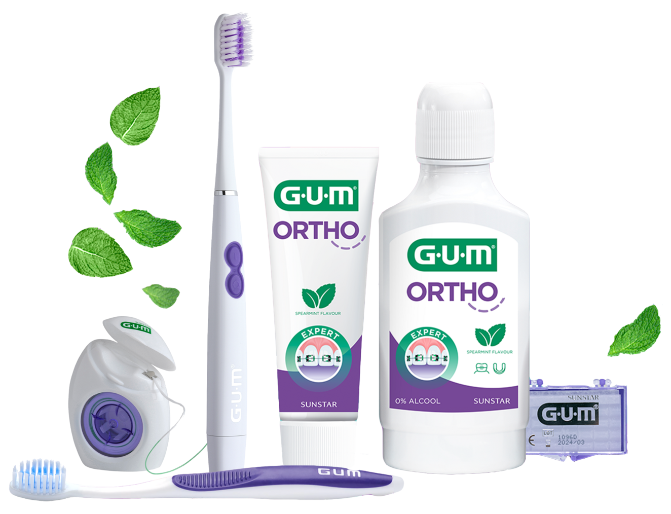 Packshots GUM® ORTHO Range