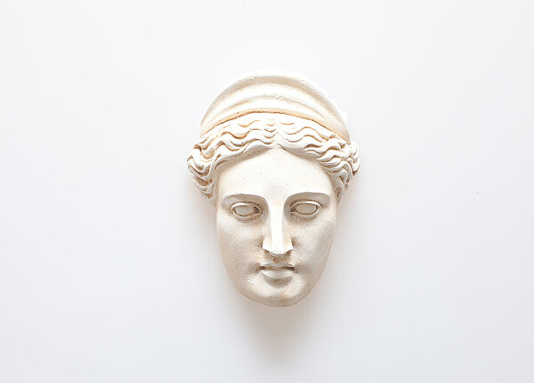 Statuenkopf einer griechischen Göttin