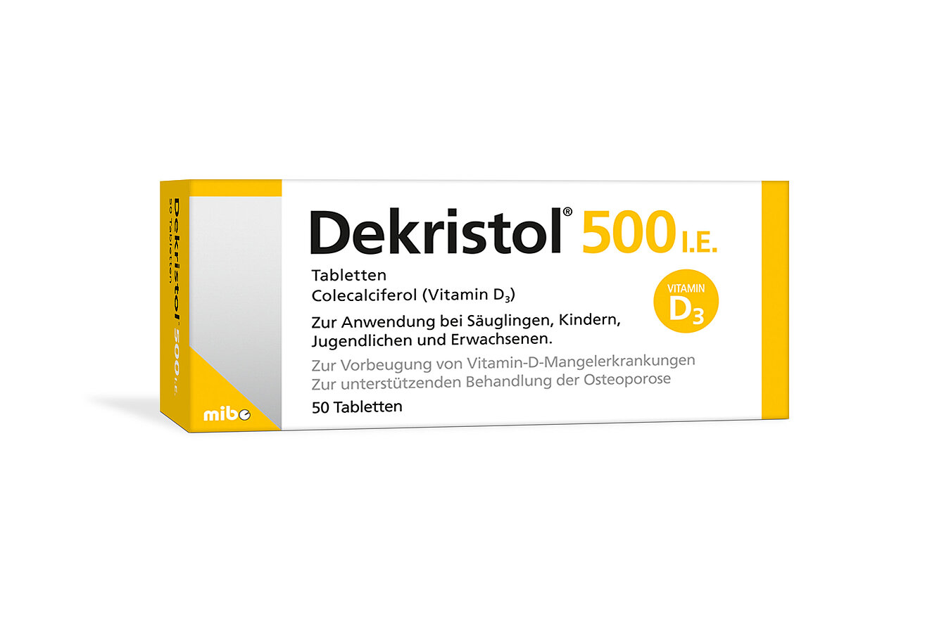 Packshot Dekristol 500IE Tabletten