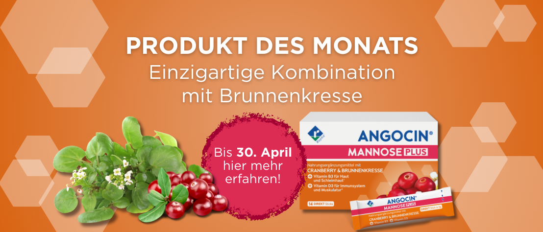 Produkt des Monats Repha ANGOCIN® MANNOSE PLUS