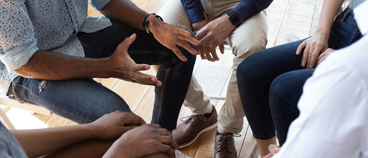 Mentale Gesundheit von Männern Selbsthilfegruppe von Männern