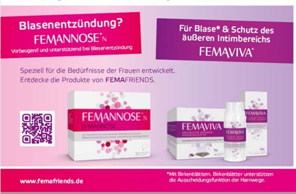 Produktbilder Femaviva und Femannose