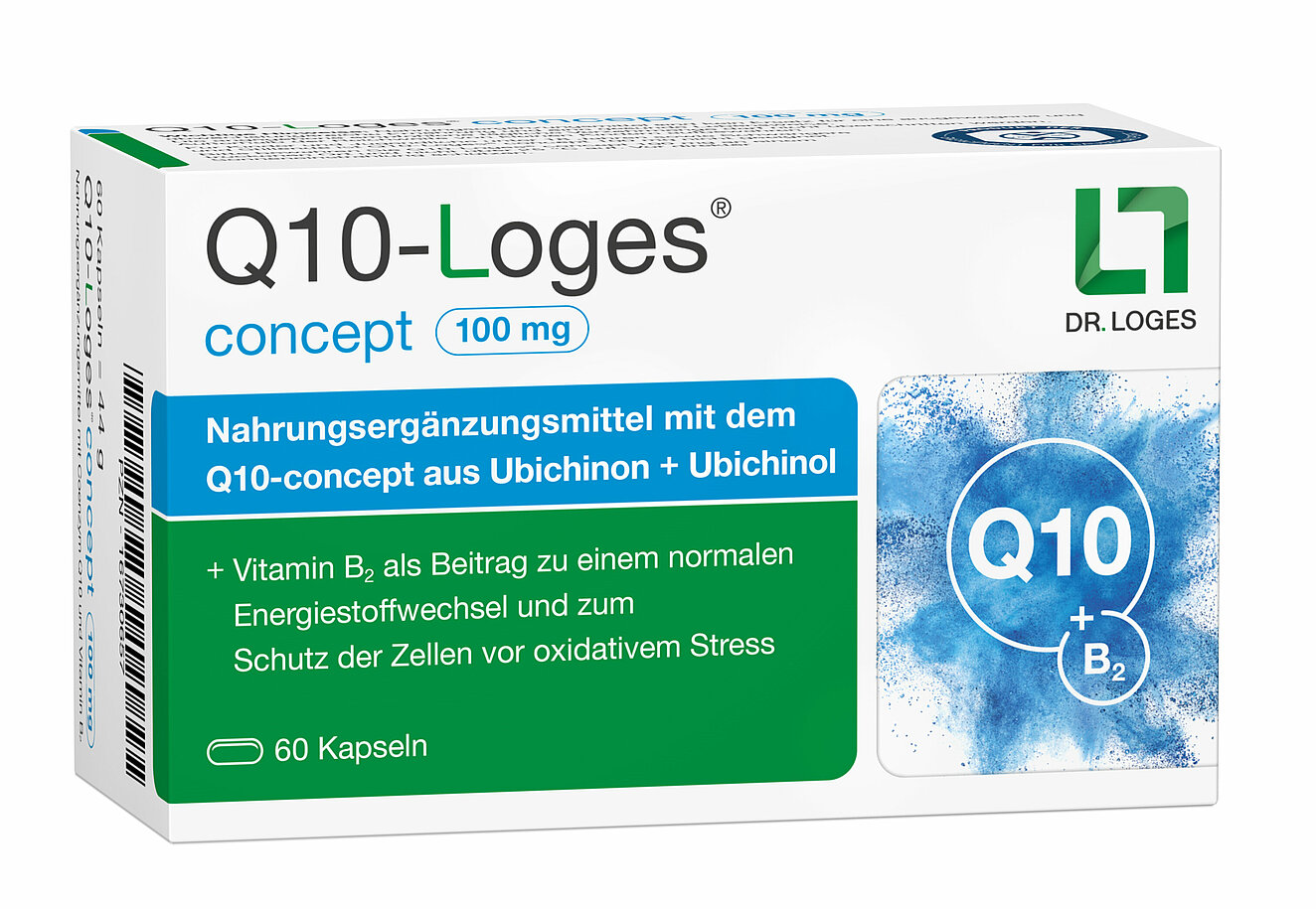 Packshot Q10 Logesconcept 100mg 60er