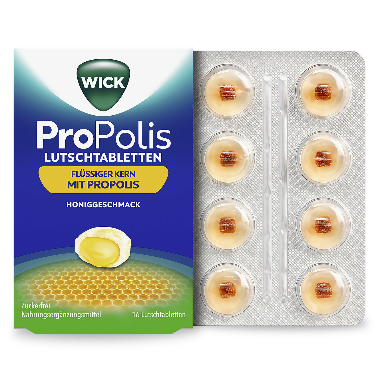 Packshot Wick Propolis Lutschtabletten
