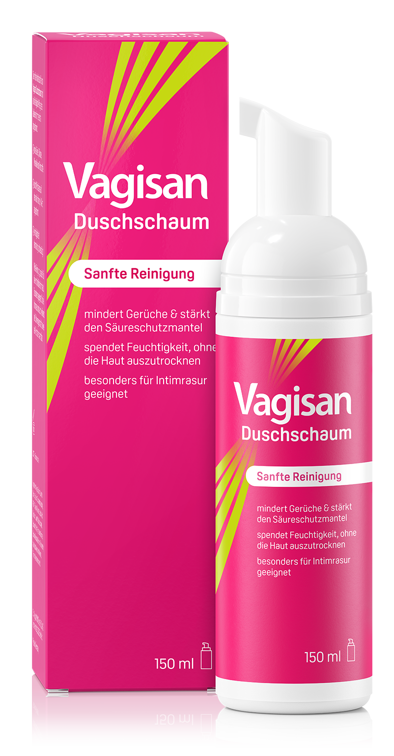 Packshot Vagisan Duschschaum