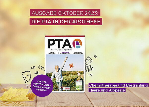 Das Heft-Cover der Oktober-Ausgabe von DIE PTA IN DER APOTHEKE. 