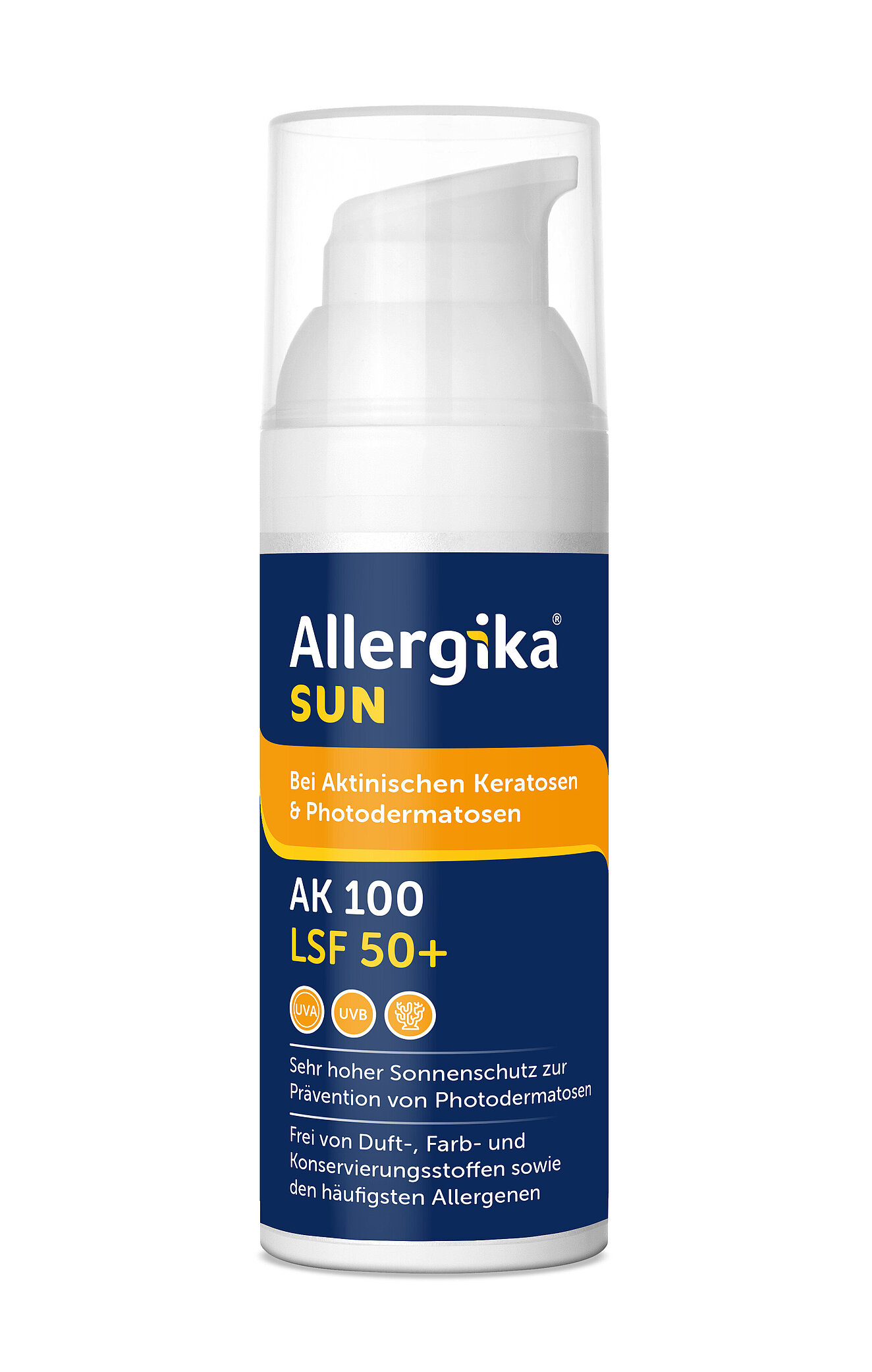 Packshot Allergika SUN Anti-Photoaging LSF50+ - Anti-Aging Tagespflege 50ml