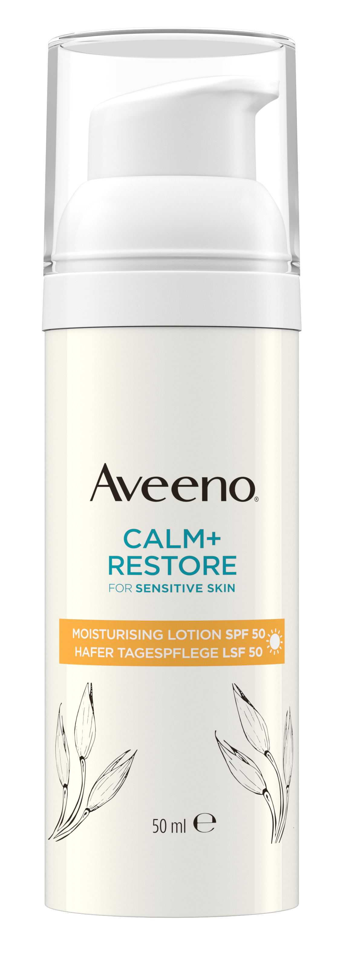 Packshot Aveeno® Calm + Restore Hafer Tagespflege LSF 50