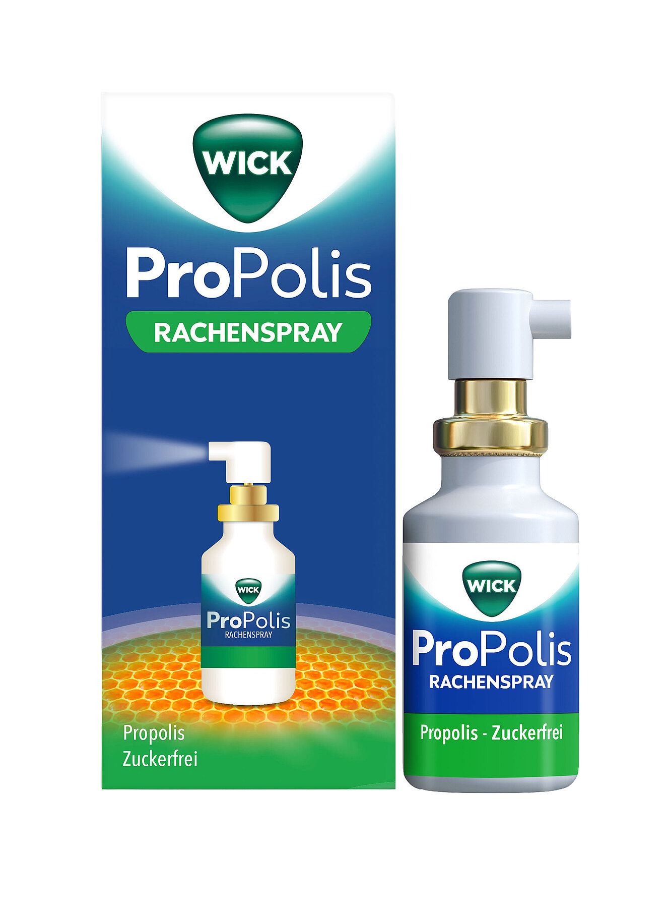 Packshot Wick Propolis Rachenspray