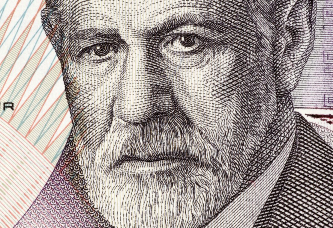 Sigmund Freud auf der 50-Schilling-Banknote 1986 aus Österreich.