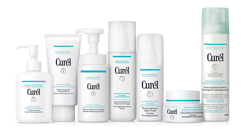 komplette Produktserie Curel