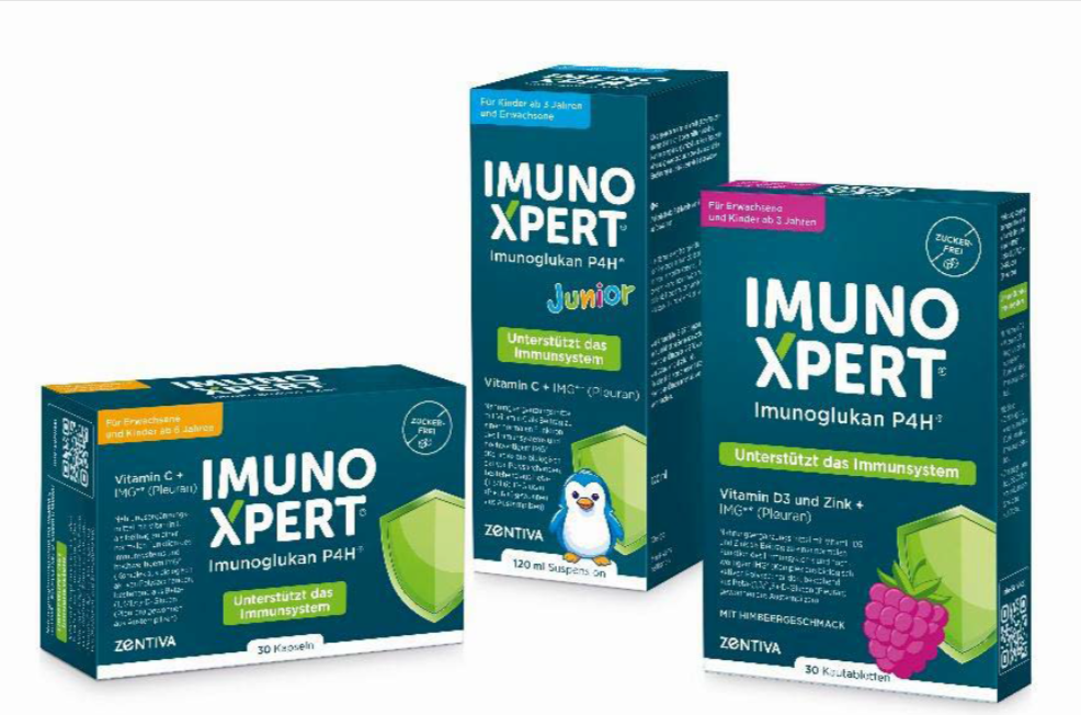 Packshot ImunoXpert Produktserie