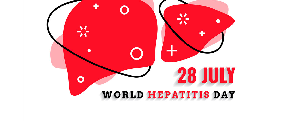 Das Logo des Welt-Hepatitis-Tags zeigt die Leber als Icon.