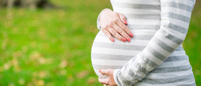 Schwangere Frau