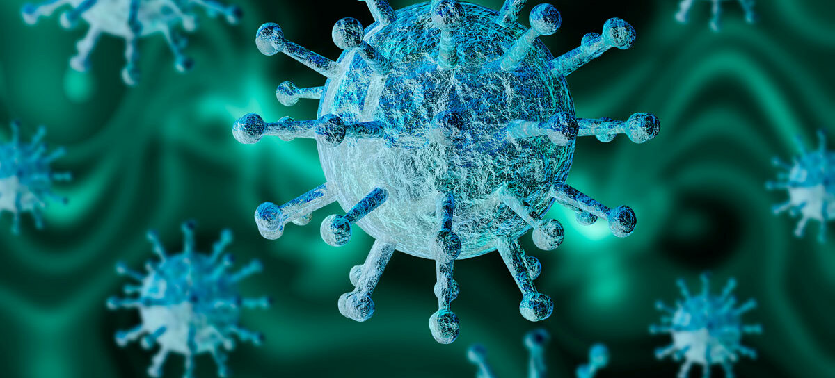 Coronavirus schematische Darstellung von Coronaviren