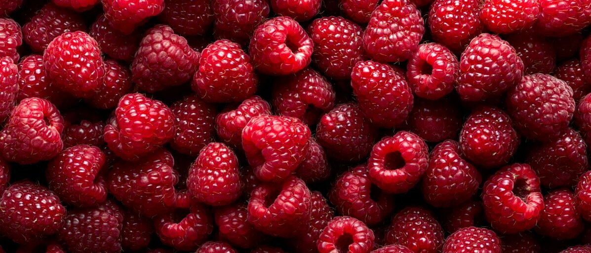 Ganz viele Himbeeren.