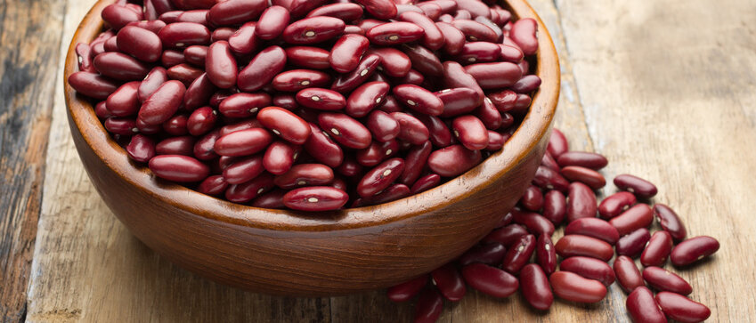 ein Topf voll leckerer Bohnen