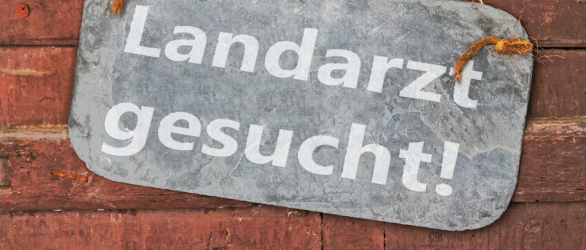Schild Landarzt