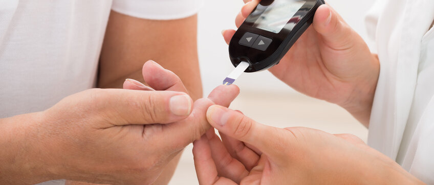 Finger Diabetesnadel