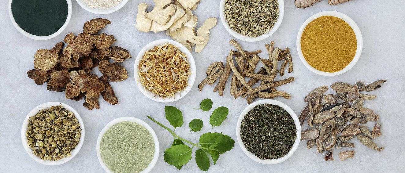 Pilze und Gewürze © marilyna / iStock / Getty Images Plus