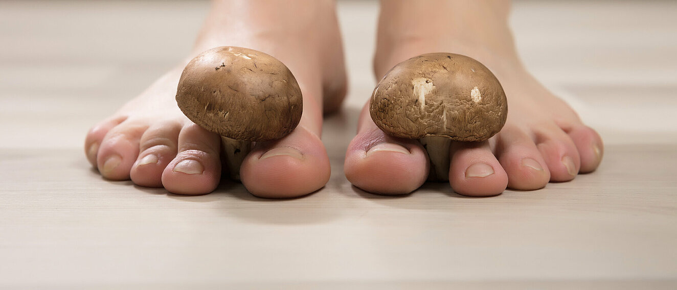 Pilze auf Füßen © AndreyPopov / iStock / Getty Images Plus