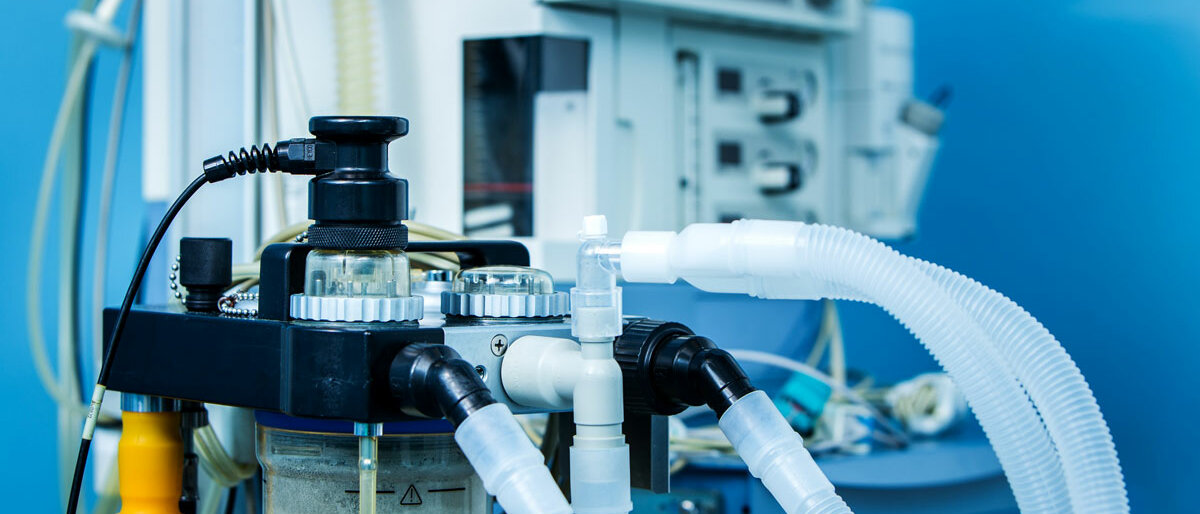 Beatmungsgerät Nahaufnahme